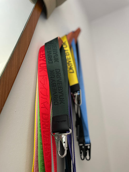 British Green Lux Racing Lanyard
